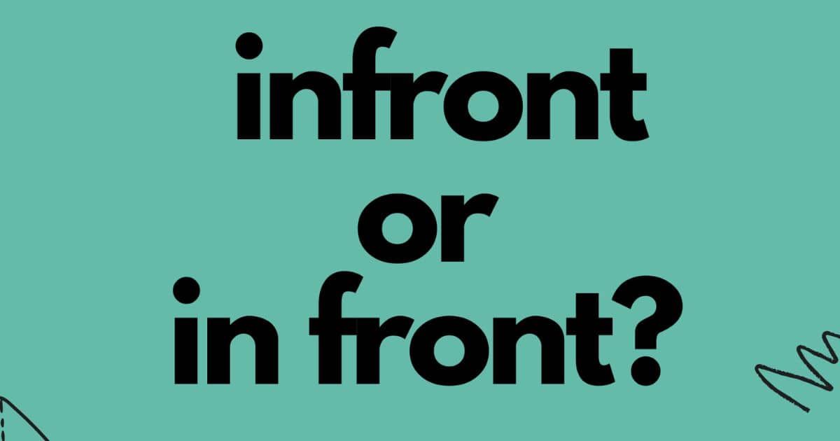 Infront Or In Front