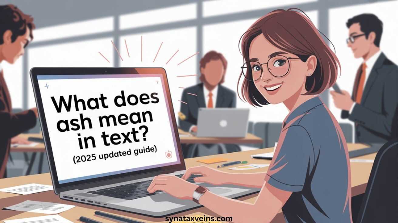what is the meaning of ash in the text