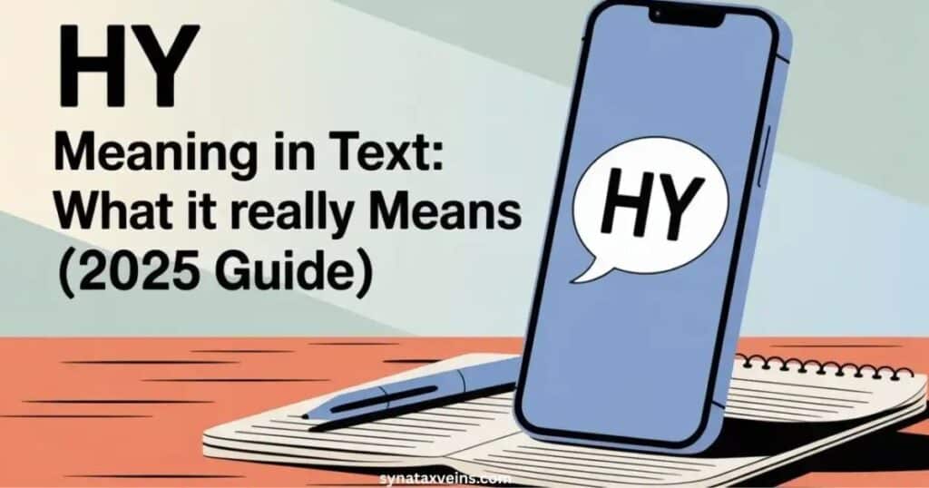 HY Meaning in Text